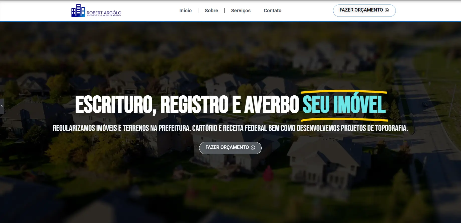 capa site de regularização